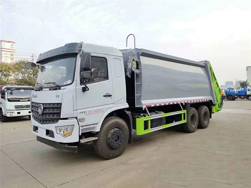 18立方東風(fēng)后雙橋壓縮垃圾車